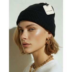 NWT - San Diego Hat Co - Black Women’s Beanie - Hat Clips to secure hat